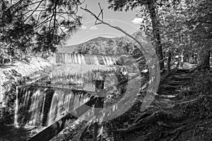 Douthat Lake Upper and Middle Dams and Spillway